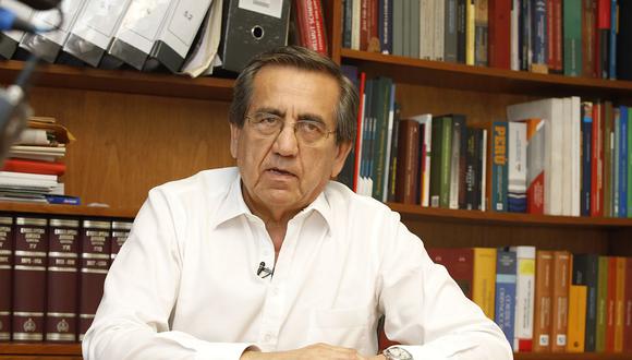 El congresista del Apra Jorge del Castillo negó que haya algún tipo de relación entre Alan García con Pedro Chávarry. (Foto: GEC)