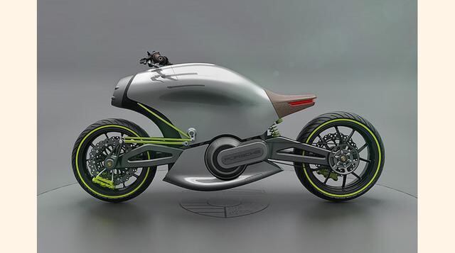 Así, la motocicleta Porsche 618 presume de un delgado y bajo centro de gravedad, un deslumbrante diseño exterior, un sistema único de suspensión y una batería ubicada en el centro de la moto para mejorar la estabilidad y el giro. (Foto: Megaricos)