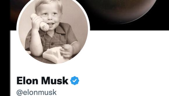 La foto de perfil de Elon Musk en Twitter