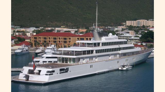 EL SOL NACIENTE– US$ 200 millones. Este megayate fue encargado por el cofundador de Microsoft, Paul Allen, con frecuencia se presta de forma gratuita a organizaciones benéficas, organizaciones científicas y militares para proyectos de investigación marina