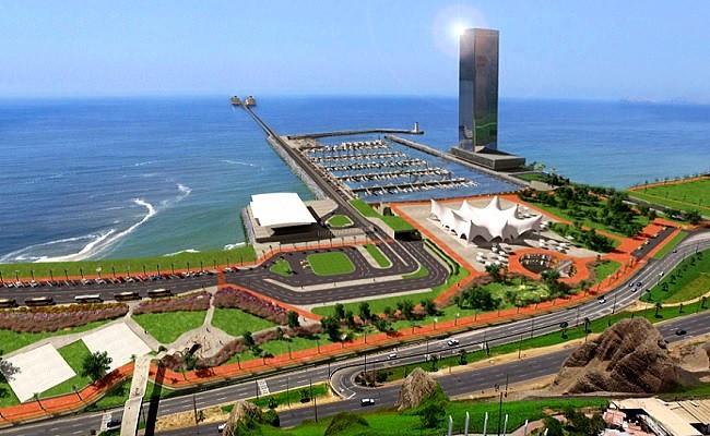 Diseño de lo que sería el nuevo terminal portuario para cruceros.