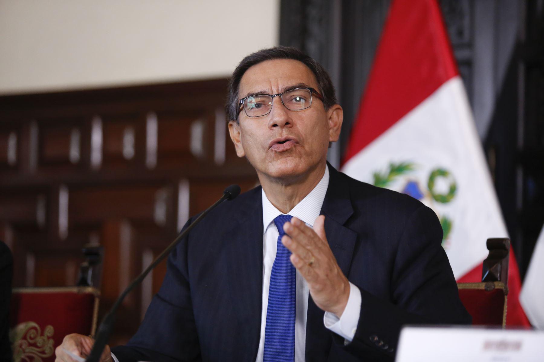 Al ser consultado sobre el proyecto minero Tía María en Arequipa, Vizcarra aseveró que su Gobierno "es dialogante" y "no impone proyectos". (Foto: GEC)