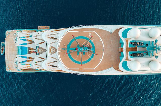 La embarcación, cuyo dueño aún se desconoce, se hizo conocido bajo el nombre de “Proyecto SHU” durante su construcción. (Foto: Super Yacht Times)