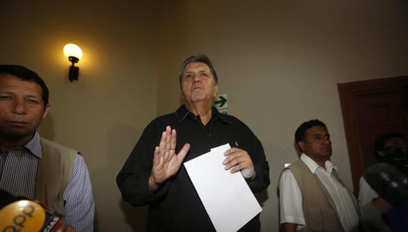 Alan García no acudió a la diligencia programada por el Ministerio Público. (Foto: Mario Zapata/ GEC / Video: Canal N)