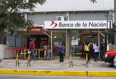Banco de la Nación atenderá el feriado 8 de octubre en 12 oficinas especiales