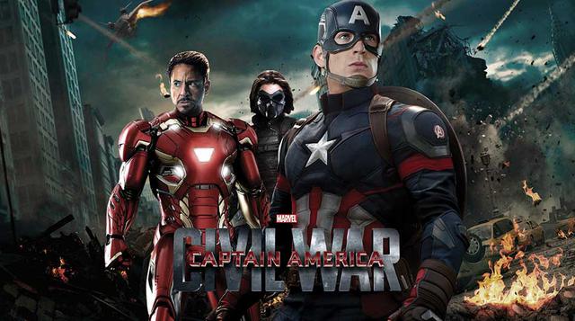 03. Captain America: Civil War. El encuentro entre Iron Man y el Capitán América fue uno de los estrenos más vistos en el cine, y también en los hogares. (Foto:IMDB)