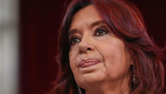 La vicepresidenta de Argentina, Cristina Fernández de Kirchner, asiste a la inauguración del 140º período ordinario de sesiones del Congreso en Buenos Aires, el 1 de marzo de 2022. (Foto de JUAN IGNACIO RONCORONI / POOL / AFP)