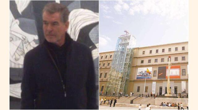 El año pasado el Museo Reino Sofía tomó una polémica decisión para buscar posicionar al recinto y a su acervo: Invitó al actor Pierce Brosnan y difundió en redes sociales algunas imágenes de su visita.
