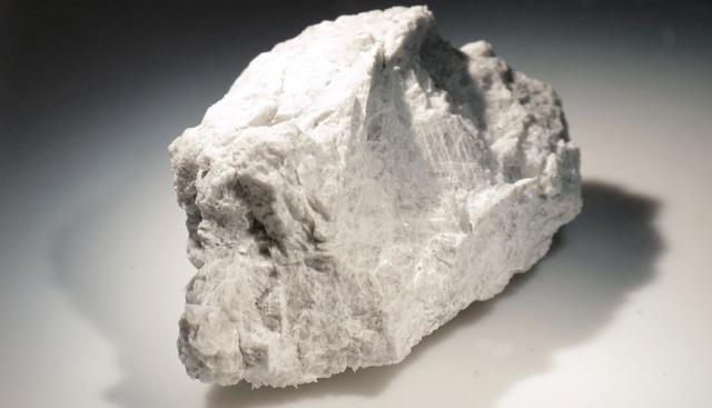 FOTO 12 | muestras de roca lunar selladas desde las misiones Apolo
La "roca génesis", una roca anortosita de 4 400 millones de antigüedad que mide 2 pulgadas de largo, fue recuperada por la misión Apolo 15 y fue usada para determinar que la Luna se formó por un impacto gigantesco, colocada dentro de una caja de vidrio presurizada con nitrógeno para su análisis en el laboratorio lunar del Centro Espacial Johnson de la NASA en Houston en una foto del 17 de junio de 2019 (Foto: Michael Wyke / AP).