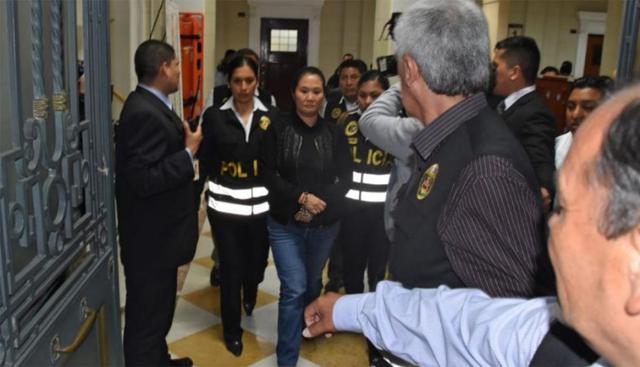 Keiko Fujimori es investigada por el presunto delito de lavado de activos, a raíz del caso Cócteles. (Foto: Poder Judicial)