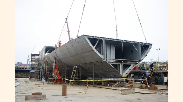 Este será el primer buque escuela a vela que se construye en América Latina, pues este tipo de embarcaciones son encargados a astilleros europeos o de otros continentes. (Foto: Manuel Melgar)
