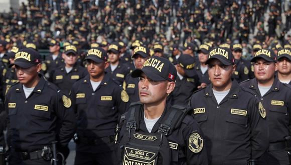 Más de 28,000 policías resguardarán el orden interno durante las protestas a nivel nacional. (FOTO: GEC)