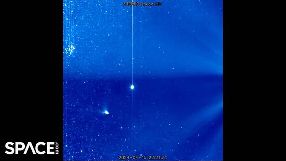 La nave espacial STEREO-A de la NASA publicó imágenes del Cometa Diablo durante su recorrido al. (VIDEO: NASA / VIDEOFROMSPACE)