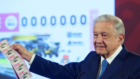 Presidente López Obrador anuncia la Lotería Nacional Especial de México (Foto: Gobierno de México)