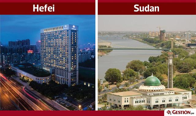 FOTO 21 | Hefei y su economía de US$ 157,000 millones se asemeja al PBI de Sudán.