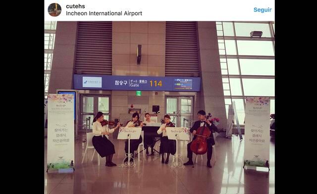 FOTO 5 | Conciertos y danzas en Incheon (Seúl)

Incheon es un escaparate para dar a conocer la cultura surcoreana, por lo que en sus instalaciones se realizan numerosas actividades dirigidas al pasajero extranjero. Entre ellas destacan los conciertos de música clásica y tradicional y los espectáculos de danza que tienen lugar gratuitamente a diario en distintos espacios del aeropuerto. Presenciarlos es una buena forma de acercarse un poco más un país alejado de las costumbres de los viajeros occidentales.