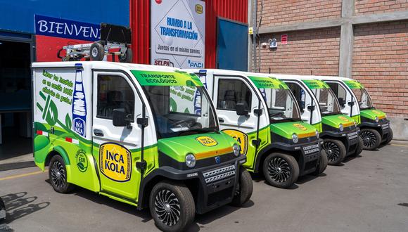 Camiones eléctricos de Arca Continental ya circulan en Santiago de Surco.