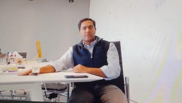 Video viral de Vishal Garg, despidiendo a 900 trabajadores de su empresa (Foto: Captura de pantalla/Zoom)