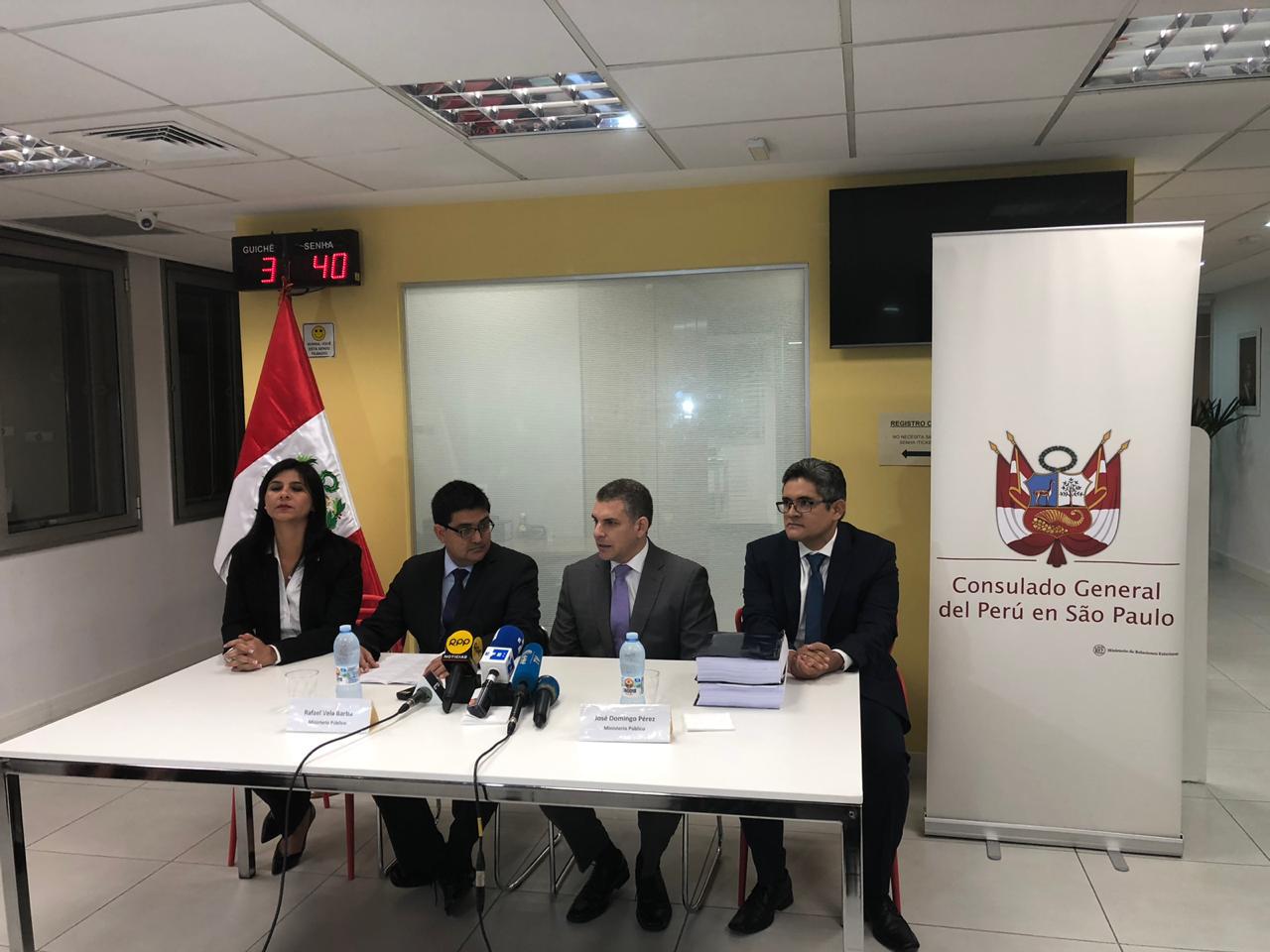 Los delegados de Odebrecht se comprometieron a entregar toda la información respecto a los sobornos que pagaron en el Perú en los últimos quince años. (Foto: Procuraduría)