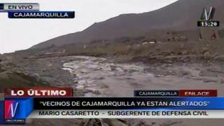 Defensa Civil alerta de nuevo huaico en río Huaycoloro