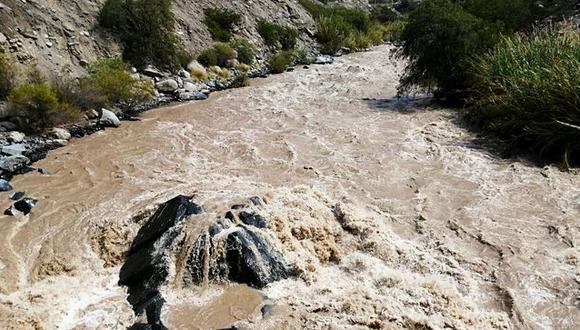 Río Cañete se ubica en alerta naranja al incrementar su caudal, alerta el Senamhi. (Foto: Andina)
