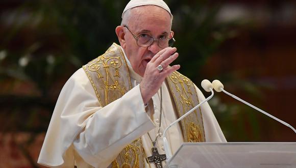 El papa Francisco pronunció su mensaje Urbi et Orbi. (Foto: AFP).