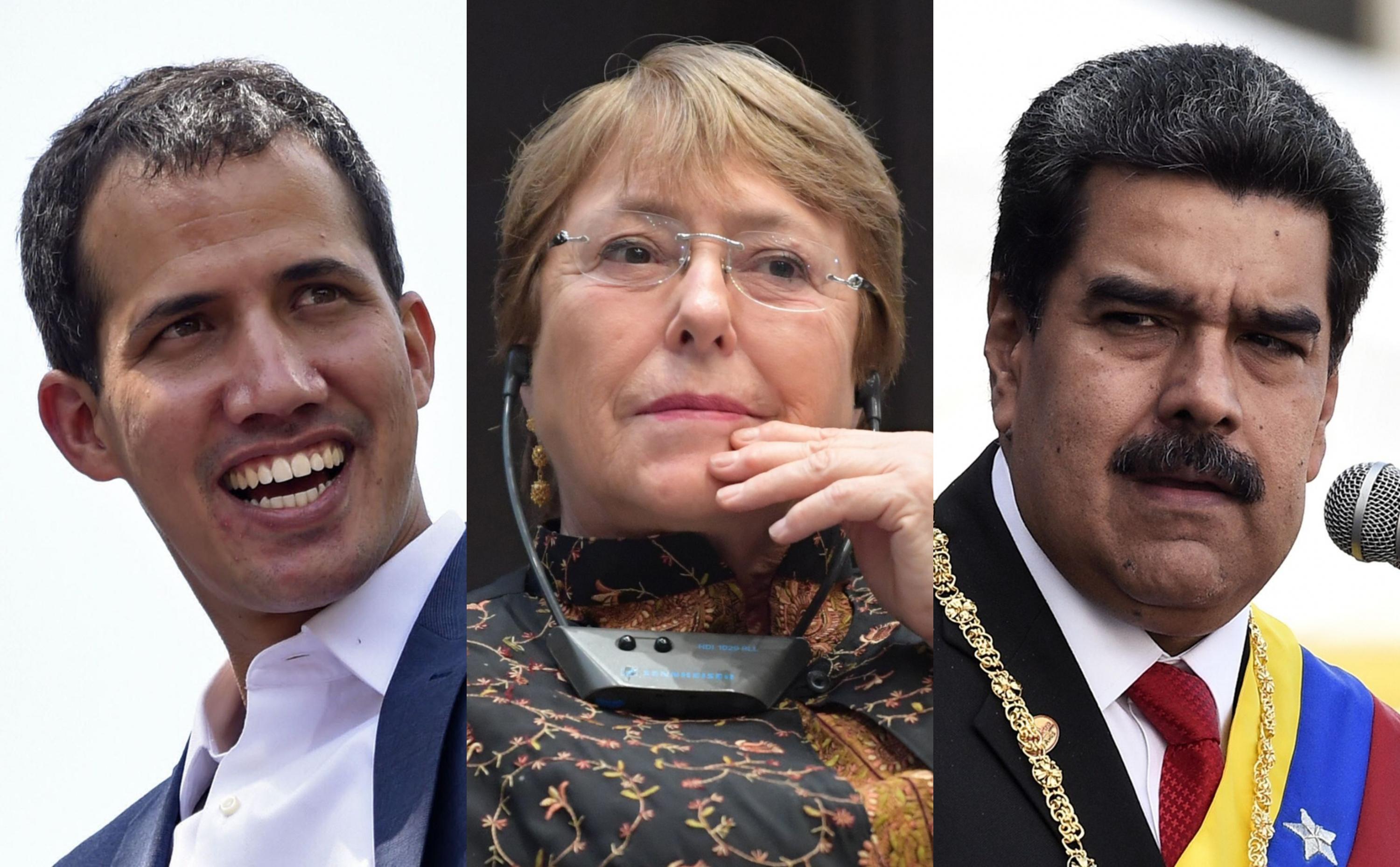 Bachelet se encontrará con un país cuya economía se redujo a la mitad entre 2013 y 2018, y donde la producción petrolera perdió dos millones de barriles diarios en la última década (Foto: AFP)