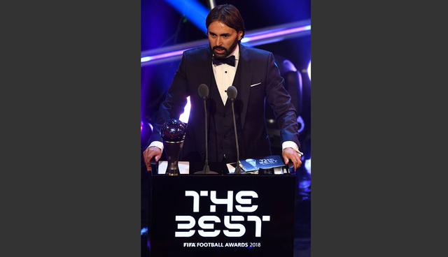 FOTO 4 | 'The Best' a mejor entrenador/a de la FIFA en el fútbol femenino: Reynald Pedros (FRA/Olympique de Lyon).
(Foto: AFP)