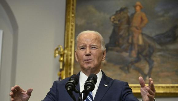 Este 7 de marzo de 2024, el presidente estadounidense Joe Biden dará su discurso del estado de la Unión en el Congreso (Foto: Andrew Caballero-Reynolds / AFP)