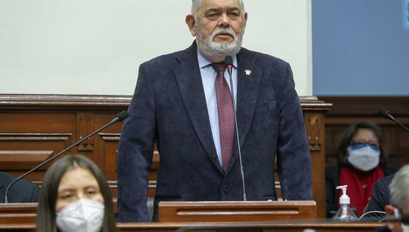El vocero de la bancada de Renovación Popular, Jorge Montoya, se refirió a la tregua entre el Poder Ejecutivo y el Congreso. (Foto: Congreso)