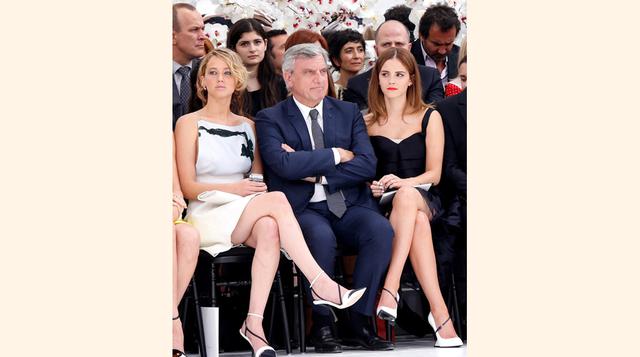 La Semana de la Alta Costura en París contó con la visita de famosos como la actriz Jennifer Lawrence y Emma Watson. (Foto: Tvnotas)