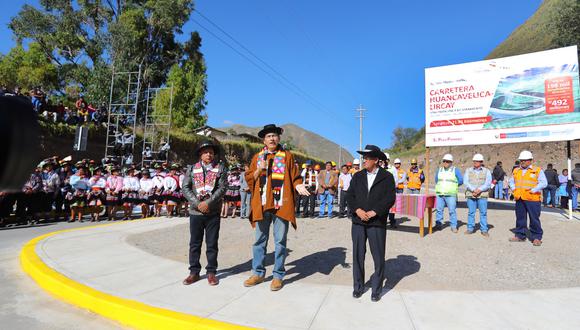 El presidente Vizcarra supervisó la carretera Huancavelica – Lircay. (Foto: Presidencia)