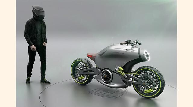 Bahri se inspiró en tres modelos míticos de la marca para crear el diseño de su futuristamotocicleta: "911 turbo", "918" y "919". (Foto: Megaricos)