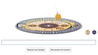 Google recuerda a Léon Foucault y su péndulo con nuevo doodle