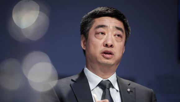 Ken Hu, vicepresidente de Huawei. (Foto: Bloomberg)