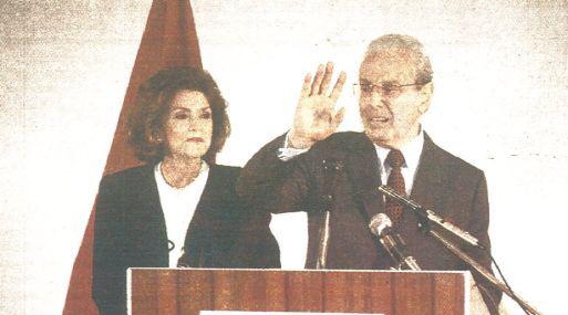 El ex secretario de la ONU, Javier Pérez de Cuéllar, señaló anoche que para su campaña no cuenta con recursos de grupos económicos.