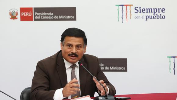El ministro Daniel Barragán confirmó que se reunió en prisión con Antauro Humala. Foto Presidencia