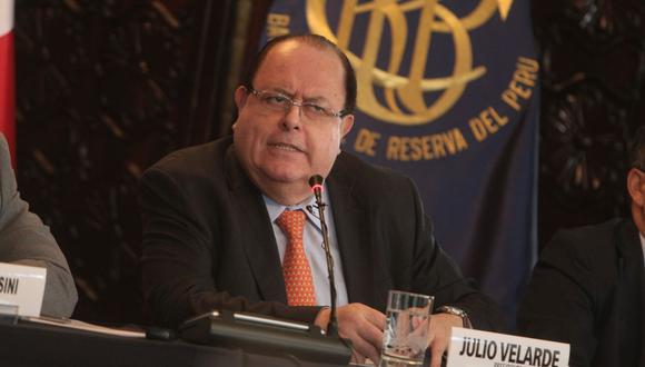 Julio Velarde, presidente del Banco Central de Reserva (BCR). Foto: archivo GEC
