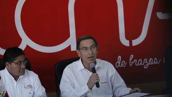Martín Vizcarra aseguró que el ministro de Economía y Finanzas brindará mayores detalles sobre las inversiones del Midis. (Foto: Anthony Niño de Guzmán / GEC)