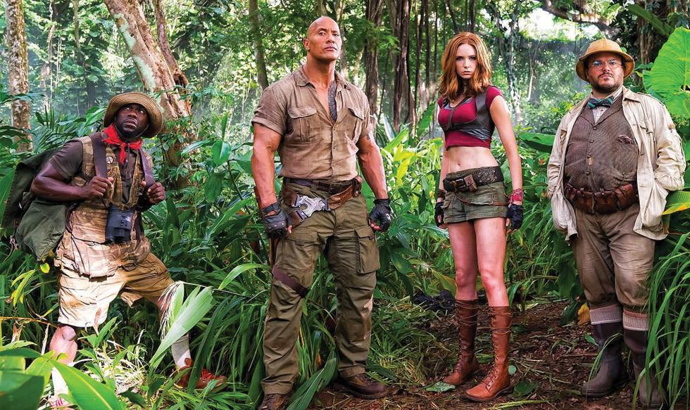 FOTO 1 | 1. Jumanji: Bienvenidos a la jungla. El tablero ya no tiene a Robin Williams, pero a Dwayne "The Rock" Johnson, y recaudó US$ 20 millones en el último fin de semana, sumando US$ 317 millones.