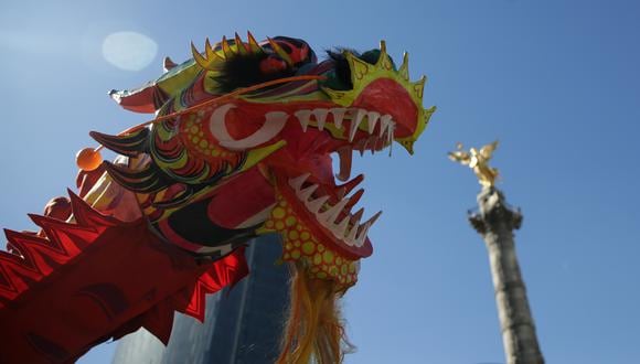 El Dragón de Madera marca el inicio del Año Nuevo Chino 2024. (Foto: Xinhua/ Francisco Cañedo)