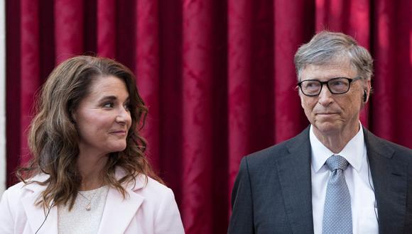 Bill y Melinda Gates. (Foto: AFP)