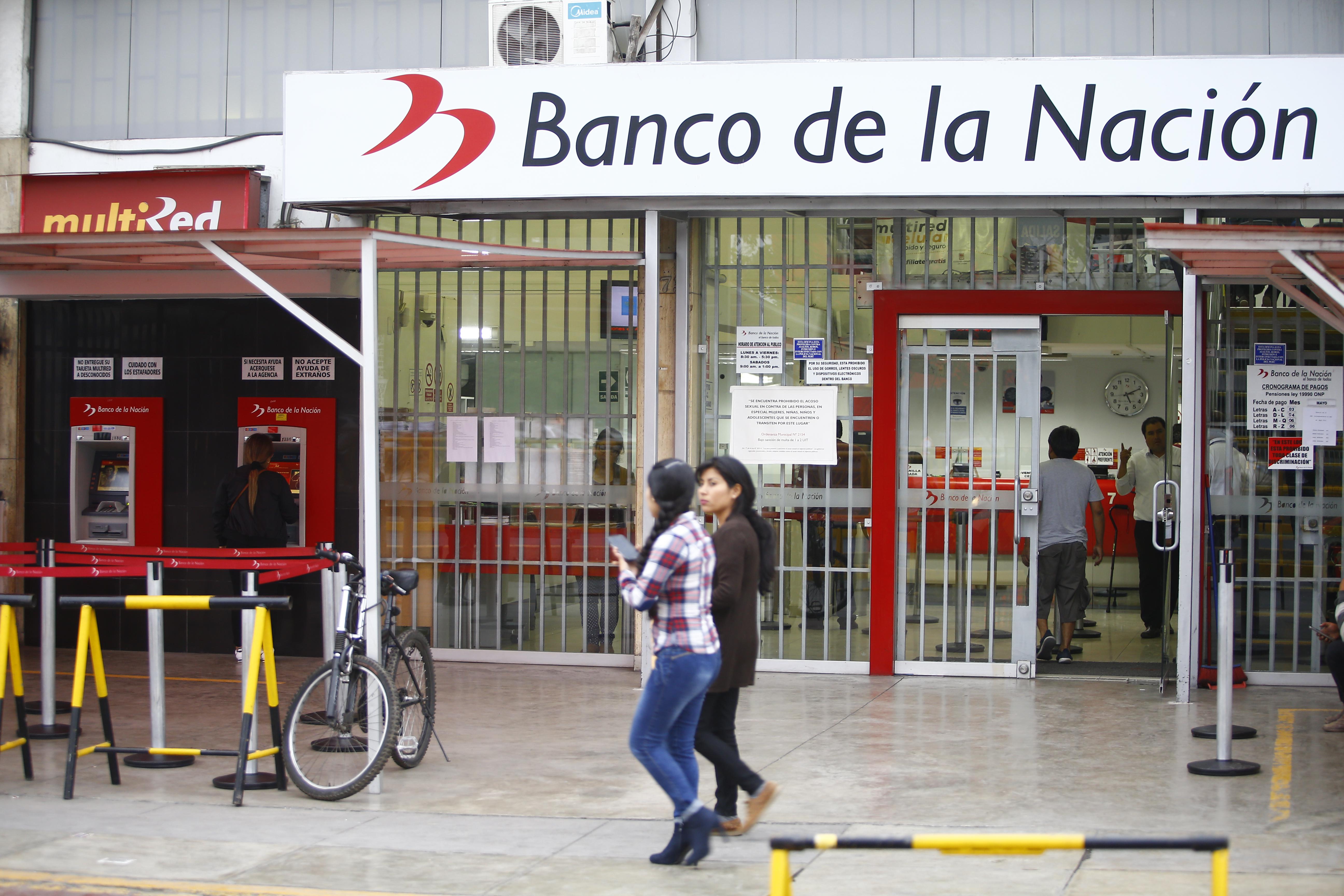 El Banco de la Nación señaló que la devolución por cobros indebidos será abonada a las cuentas de los ciudadanos, según cronograma que será publicado en diciembre. (Foto: GEC)
