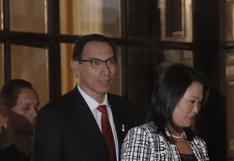 Martín Vizcarra y Keiko Fujimori: La primera encuesta sobre el enfrentamiento entre ambos