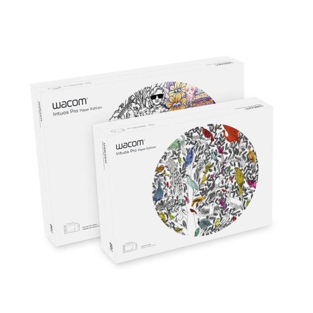 La Intuos Pro Paper Edition traerá características adicionales, tales como un paquete integrado que permite la creación entre el papel y digital. La Intuos Pro Paper Edition mediana (US$ 399,95) y grande (US$ 549.95)  estarán disponible en enero.