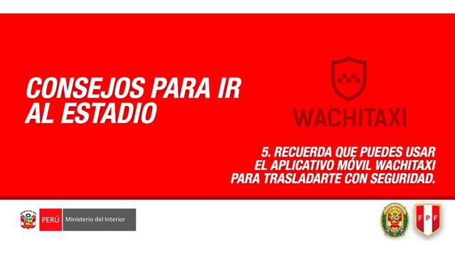 FOTO 5 | Por último, el Mininter aconseja priorizar la seguridad al tomar un taxi. Una opción es su propia aplicación.