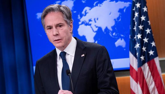 El secretario de Estado de Estados Unidos, Antony Blinken. (Foto: AFP)