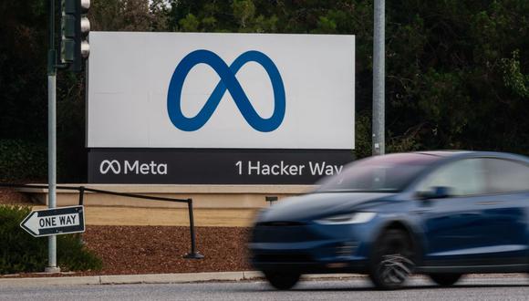 La señalización de Meta Platforms fuera de la sede de la compañía en Menlo Park, California, EE. UU.. (Fuente: Bloomberg)