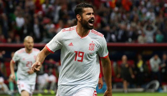 FOTO 9 | Diego Costa. España también dice presente en el top de goleadores. Costa es el elegido, quien metió tres goles para la roja. (Foto: AFP)