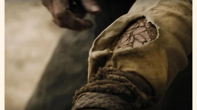 Jorah Mormont nunca sufre la enfermedad de piedra. Es otro personaje, Jon Connington, quien la sufre en los libros. Es de esperar que Jon jamás aparezca en la serie.